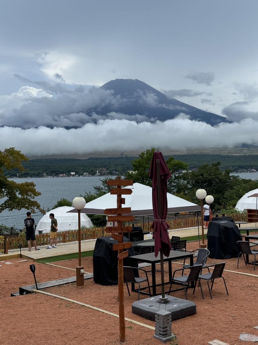 酒店眺望山中湖&富士山